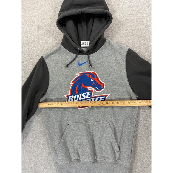 Boise State Broncos Nike Stitched Logo Campus Hoodie Sweatshirt (Men's Small) - Picture 7 of 12
